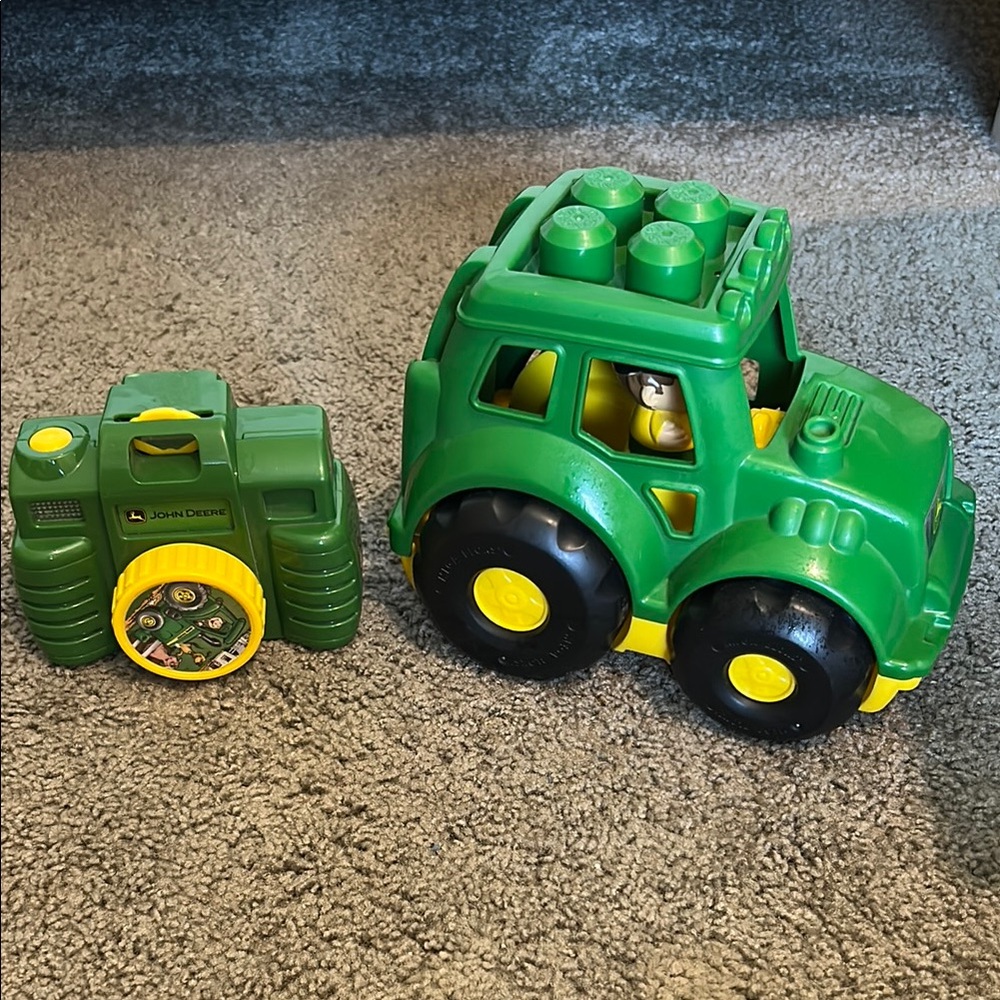 John Deere Tractor and Camera Toy Bundle